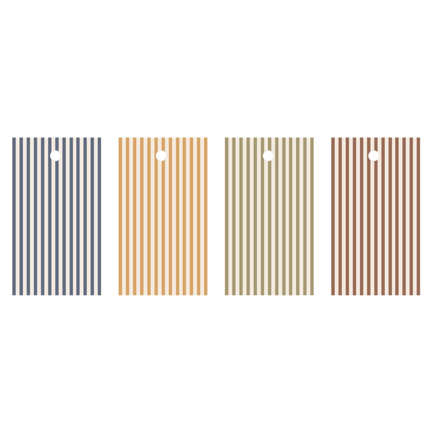 Striped Gift Tags Set of 8