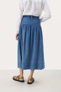 Part Two Nellia Denim Cotton Skirt