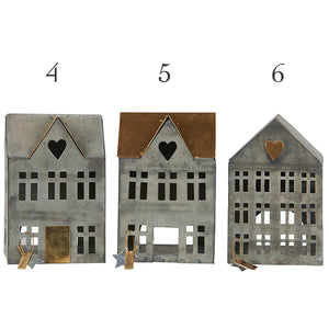 Metal House Tea Light Candle Holder 6 designs