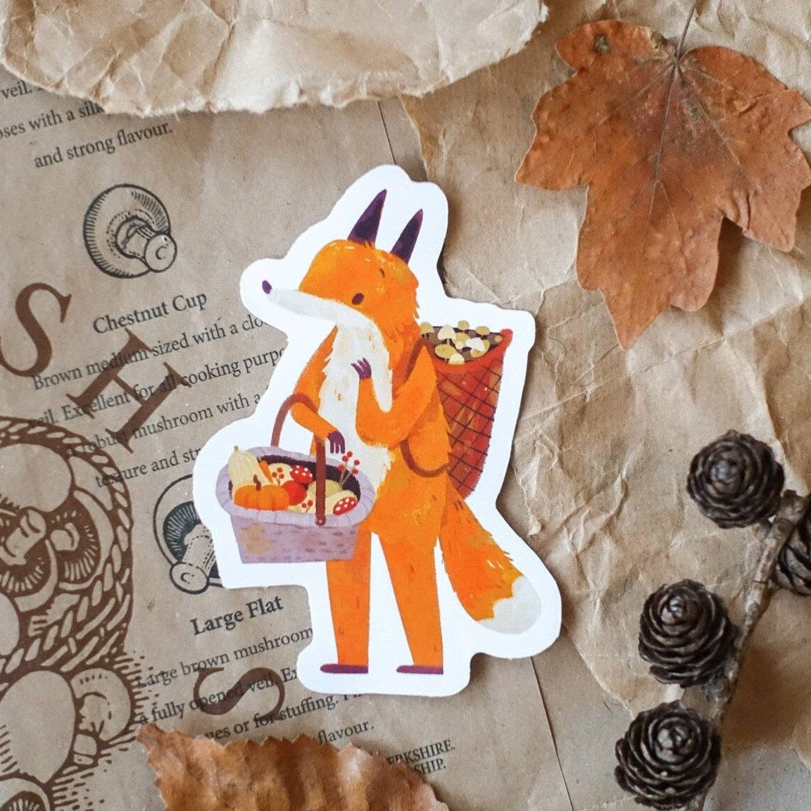 Market Fox Sticker