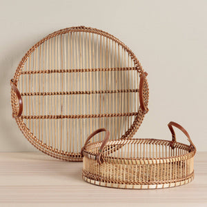 Zulu Bamboo Trays Natural  TWO SIZES AVAILABLE