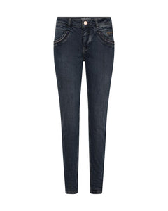 MosMosh Naomi Colla Jeans Dark Denim