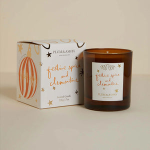 FESTIVE SPICE AND CLEMENTINE CANDLE