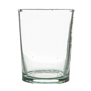 MEKNES RECYCLED GLASS TUMBLER CLEAR LARGE