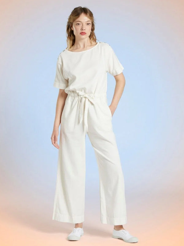 Mat De Misaine Pangua Cream Jumpsuit