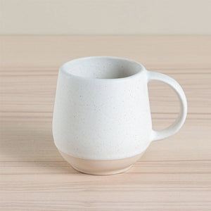 CERAMIC WIDE BOTTOM MUG OATMEAL