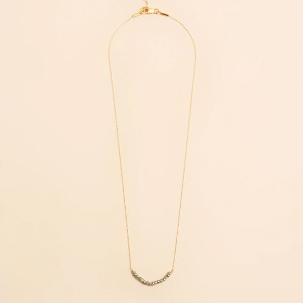 OSJA CREAM CRYSTAL NECKLACE