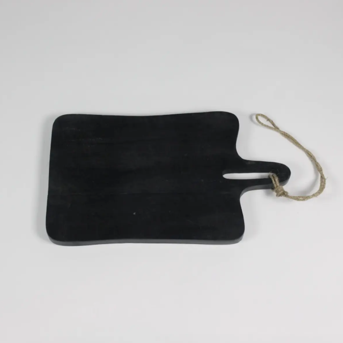 Mattias Black Wooden Serving Board Medium