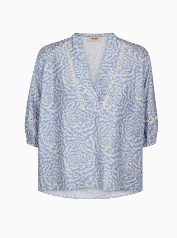 MosMosh Akeyna Saku Blouse Blue