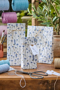 Paper Gift Bag Cornflower Design