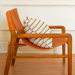 OBLONG ARTHUR CUSHION STITCHED STRIPE