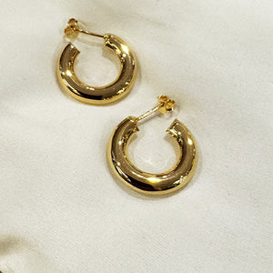 PL-98 Gold Chunky Hoops