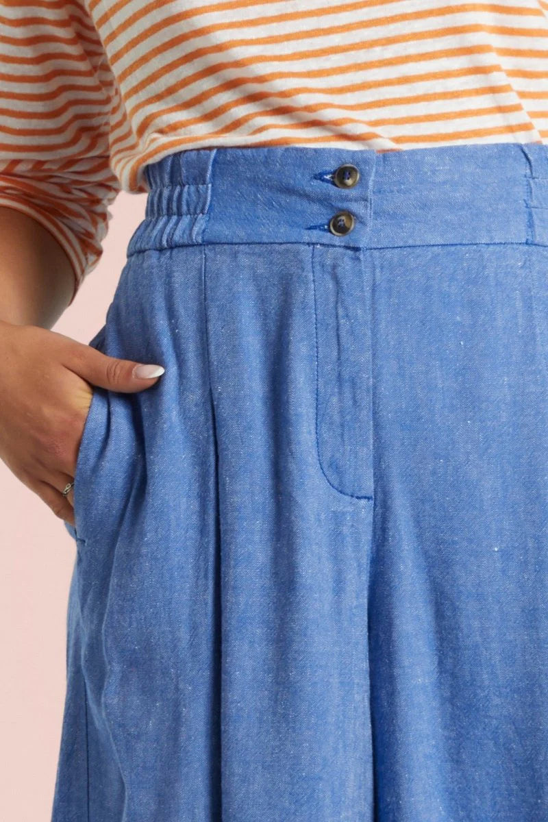 Mat De Misaine Jakarta Trousers Chambray Blue