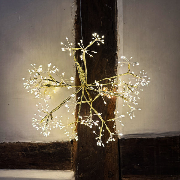 LED Ball Snowflake Light Small 25cm