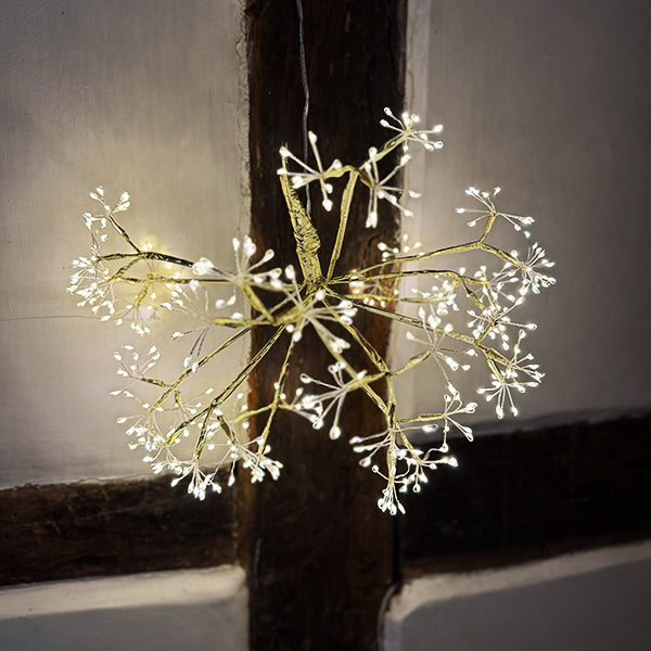 LED Ball Snowflake Light Large 40cm