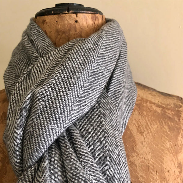 Muted Giant Zig Zag Large Scarf