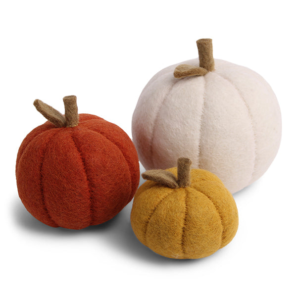 FELT PUMPKINS three sizes available